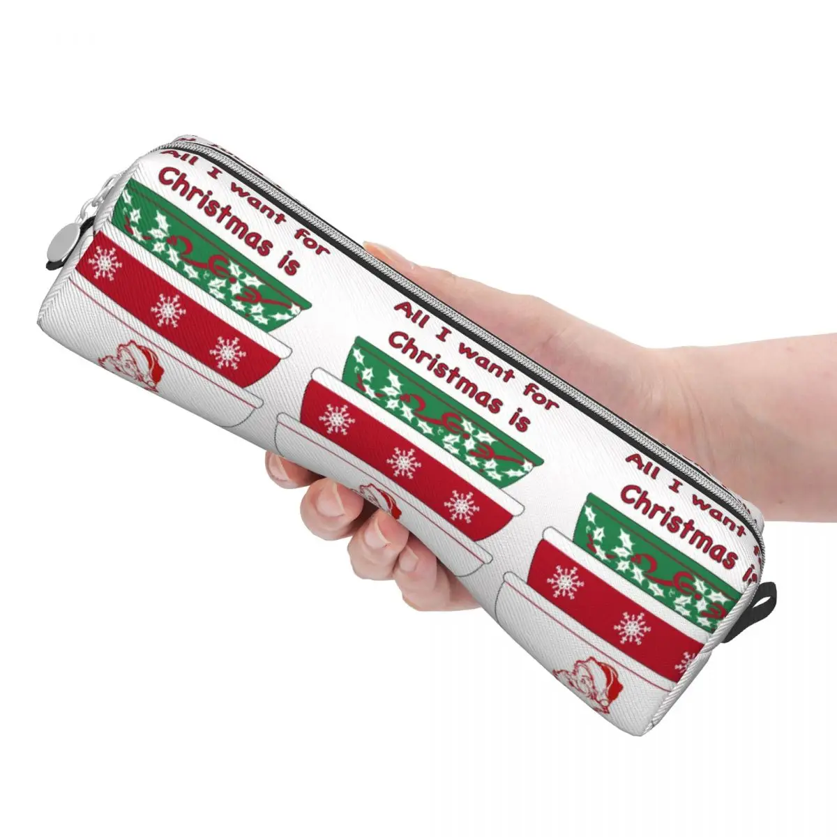 عيد الميلاد بيركس مقلمة سعة كبيرة أكياس القلم صندوق القلم للبنين بنات مدرسة مكتب قلم رصاص الحقيبة حقيبة مستحضرات التجميل