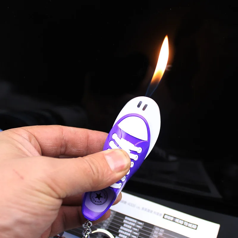 

Мини-прикуриватель с подвеской для обуви, необычные забавные газовые зажигалки, гаджеты для трубок для мужчин - в комплект не входит газ