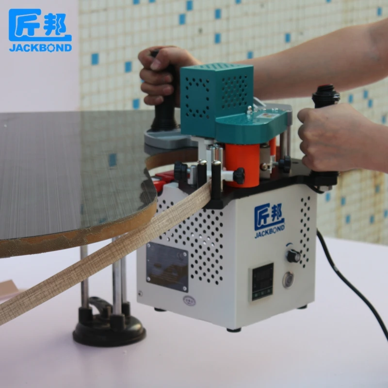Edge Banding Machine Veneer Edge Melamine China Portable Machinery PVC Motor Fashion Edge Gluing Machine 7 Mini Functions Manual