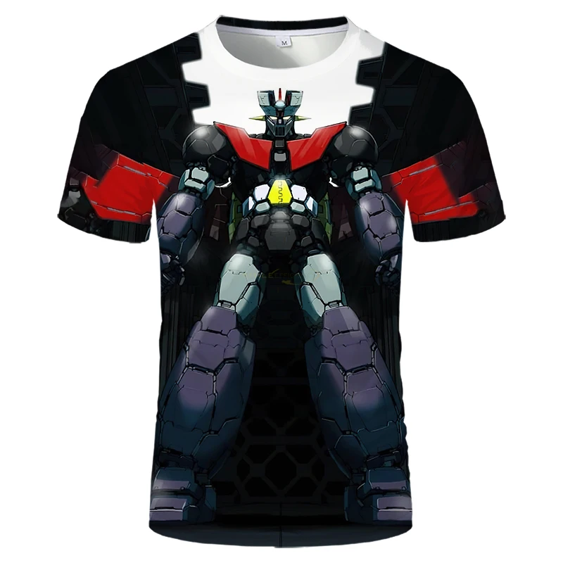 NEW Summer T Shirt Dropshipping Clocl Mazinger Z Men/Women Casual Fashion Cool 3D Printed T-shirt Harajuku Style Street Shirt