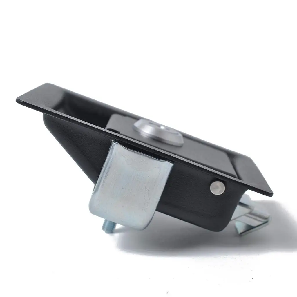Durable Black RV Travel Trailer Paddle Door Lock Stainless Steel Entry Handle for Camper Home Safety