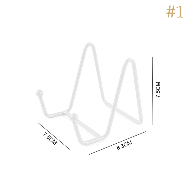 1Pc Plaat Display Stand Foto Ezel Metalen Plaathouder Houder Display Foto Decoratieve Plaat Tafelblad Kunst