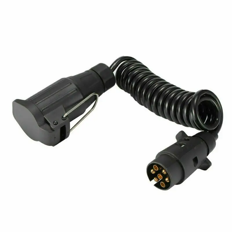 7 Pin To 13 Pin Trailer Connector Electric Adapter Plug 2M Truck Extension Cable 12V Waterproof RV Plug Socket Adapter Caravan