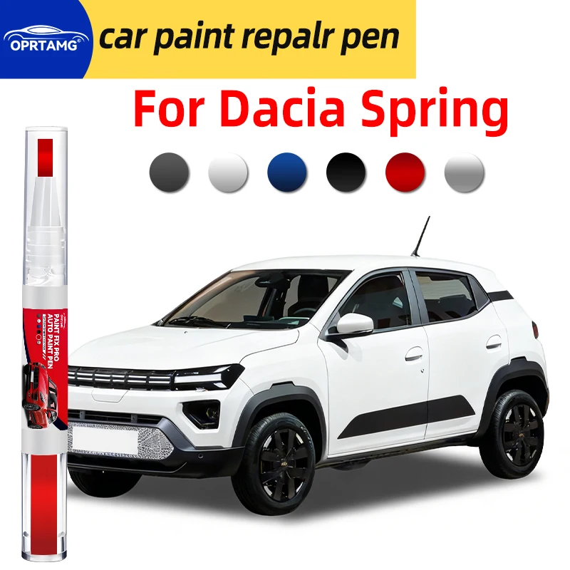 Caneta para retoque de pintura de carro, para dacia spring, reparo de arranhões na pintura do carro, acessórios para reparo de carroceria, ferramentas