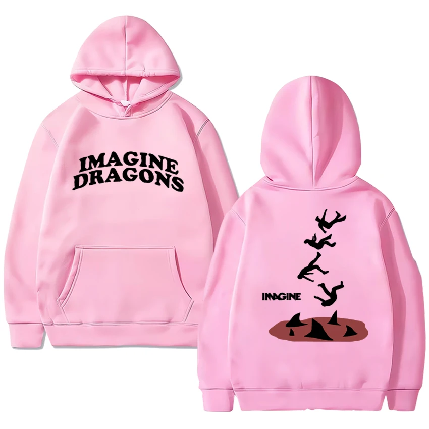 2025 Rock band Imagine Dragons Popular Hoodies Men women vintage hip hop streetwear Sweatshirt Unisex Fleece harajuku pullovers