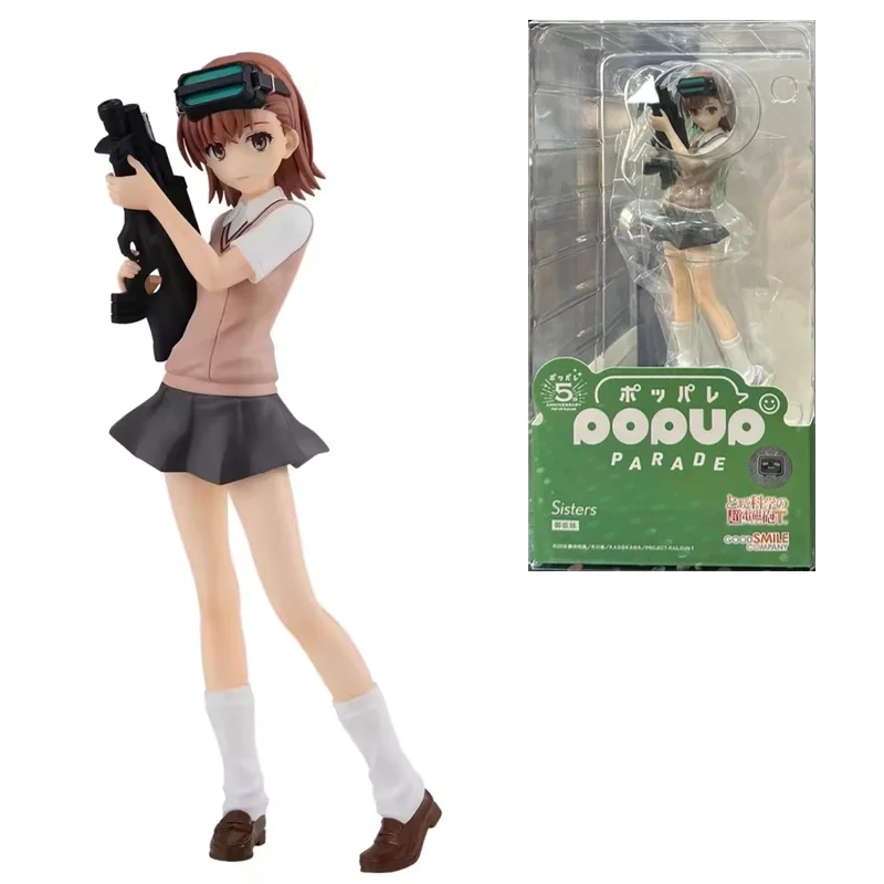 GSC Original POP UP PARADE Toaru Kagaku no Railgun T Sister Anime Action Figure Toys For Boys Girls Kids Children Birthday Gifts