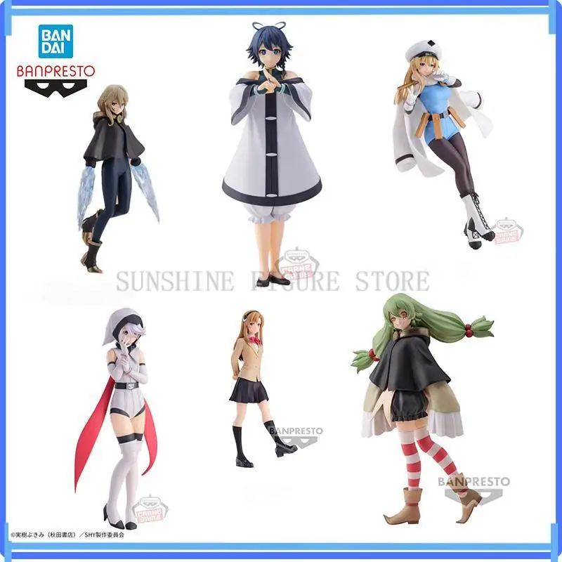 In Stock Original Banpresto SHY Hero Momijiyama Teru Spirits Lady Black Kufufu Li Mingming Action Figure Model Toys Girls Gifts