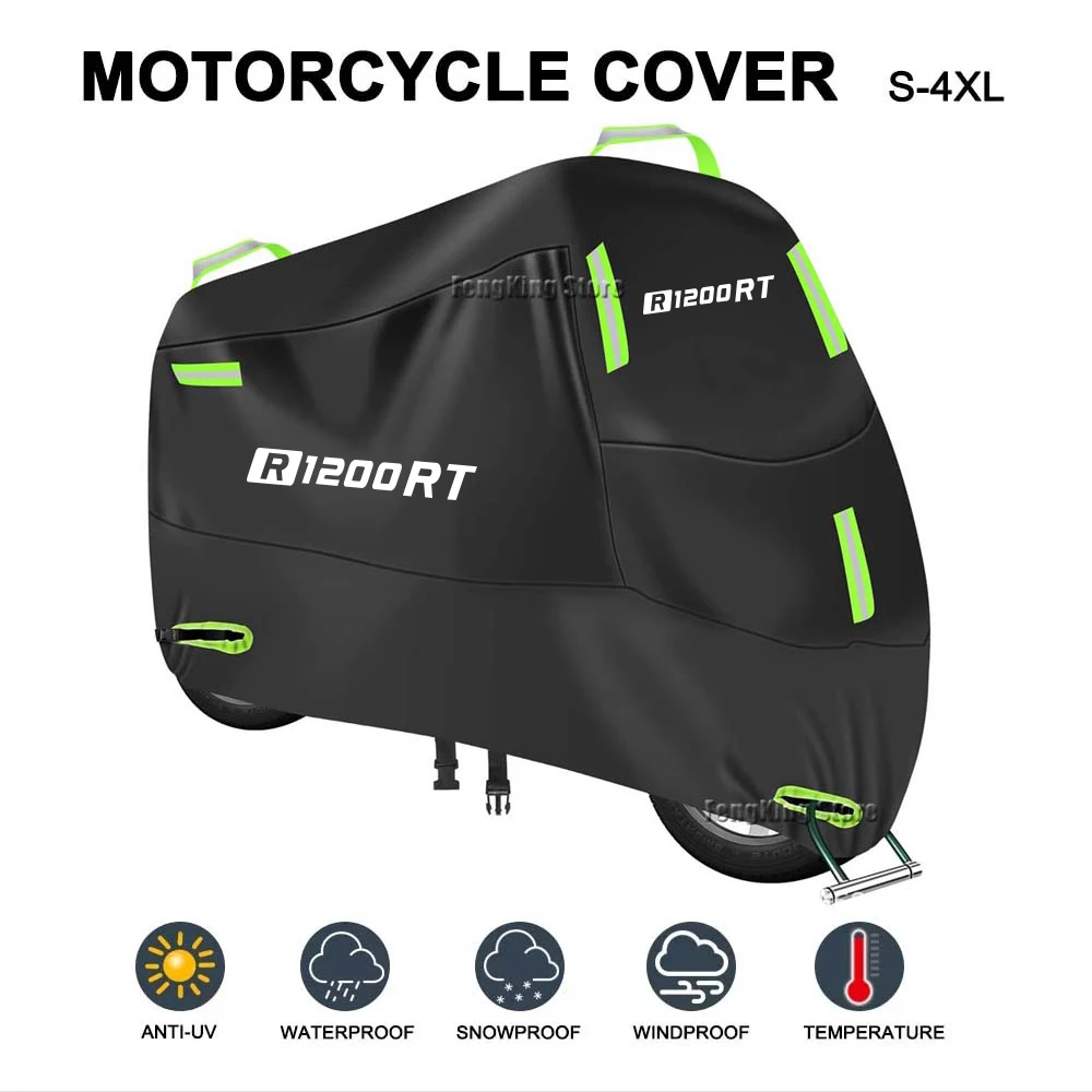 

Motorcycle Cover Waterproof Outdoor Scooter UV Protector Rain Cover For BMW R1200RT R1200 RT R 1200RT