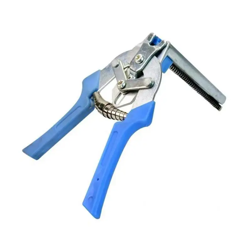 Animal Cage Ring Plier M Type Nailer Wire Ringer Fastener Stapler With 600 Clips Chicken Mesh Cage Wire Fencing Caged Pliers