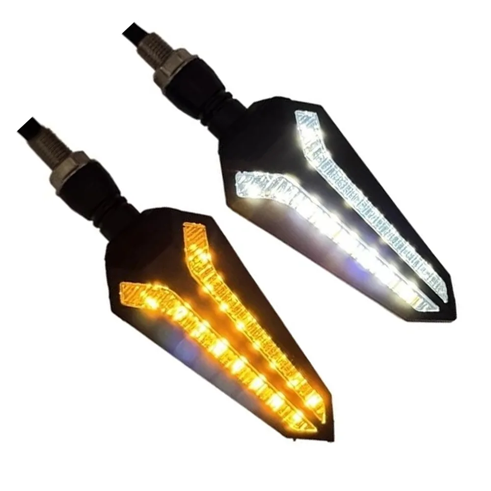 Motorcycle LED Turn Signal Light For Most Motorcycles with matching 10 mm mounting thread Durable accessories