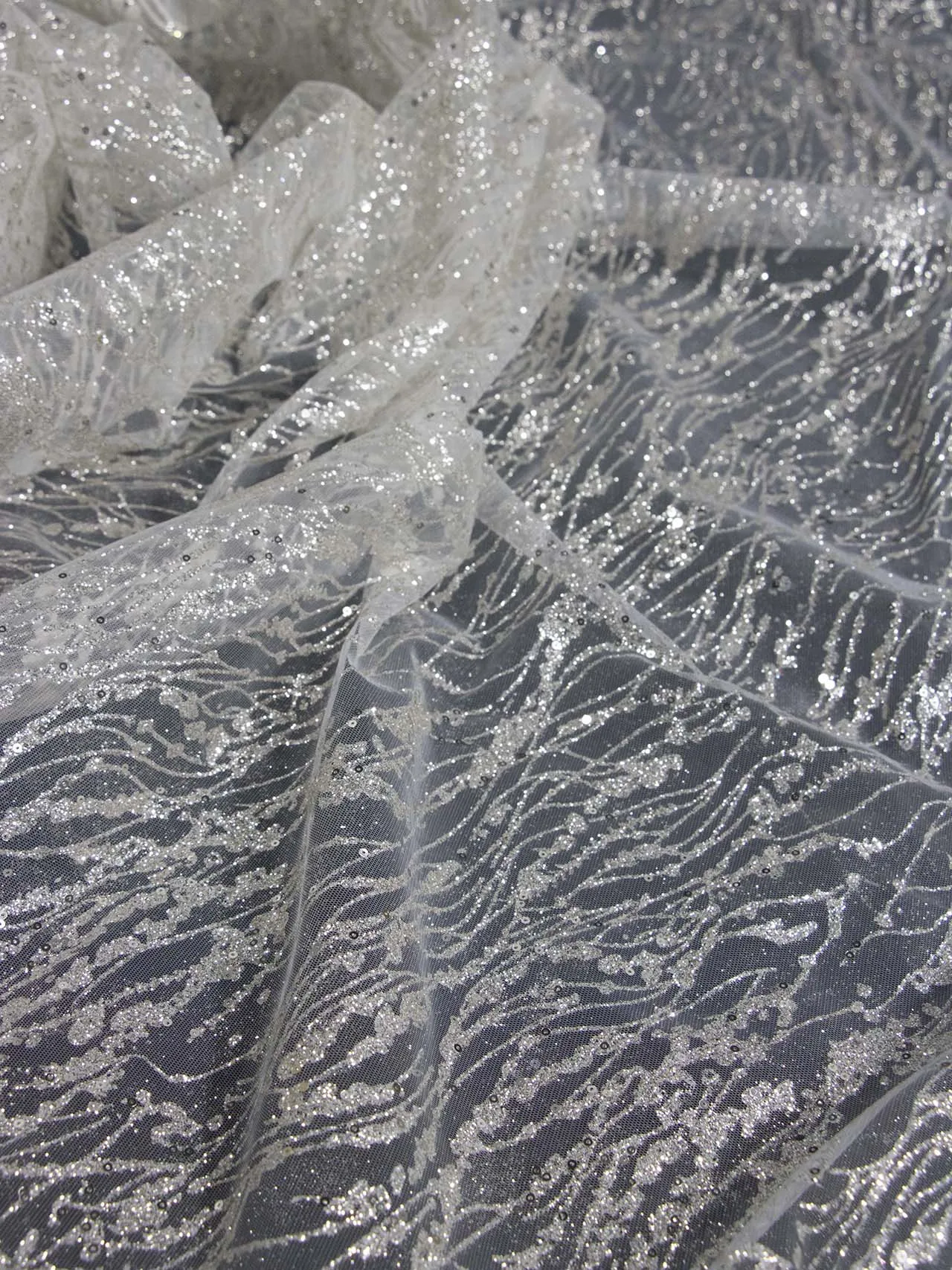 

Высокое качество, серебристо-белый спрей, серебряная пудра, сетка, сделай сам, свадебное украшение, шитье, ткань для одежды