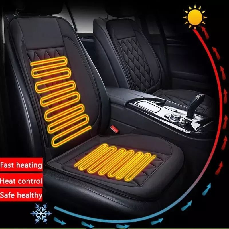 Car Winter Seat Set Heating 12v Driver Seat Cover Car Thermal Cushion Vehicle Heated Seats Heated Car Heating Cushion