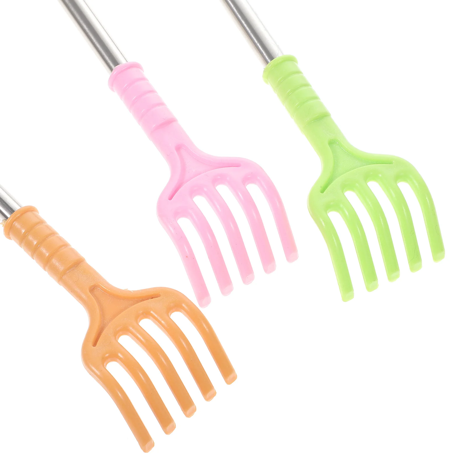 2 Pcs Body Scratcher Stainless Spatula Scalp Massager Tool Claw Back Scratchers Metal Steel Man