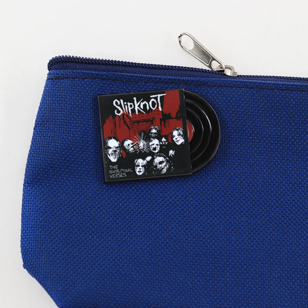 Vinyl-Schallplatten-Emaille-Pins Musikalbum-Brosche Kollektion MF-DOOM Metall-Abzeichen Hip-Hop-Rock-Band Anstecknadel Fanschmuck Geschenk – Detail 19