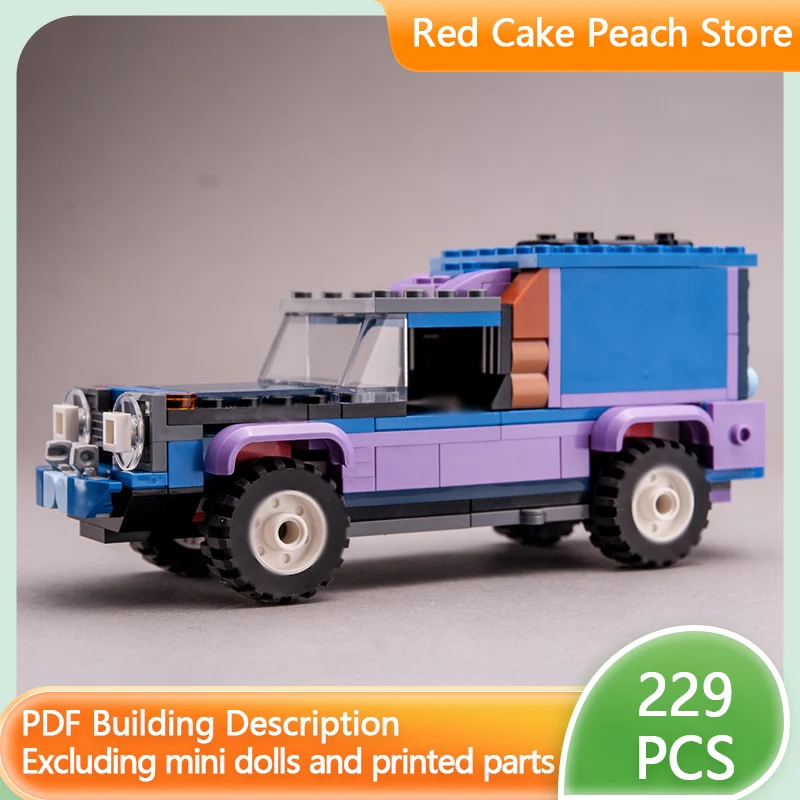 

Модель скоростного гоночного автомобиля MOC, строительные кирпичи, классический внедорожник, модульная технология, детские праздничные подарки, сборка игрушек, костюм