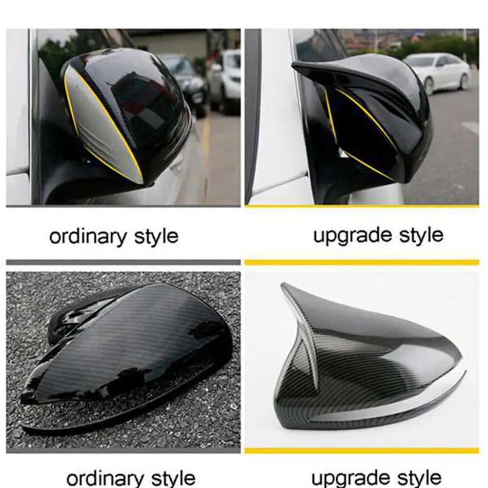 For Mercedes-Benz E GLC S C Class W205 W213 X253 W222 W238 LHD Rearview Side Mirror Cover Wing Cap Exterior Door Rear View Trim