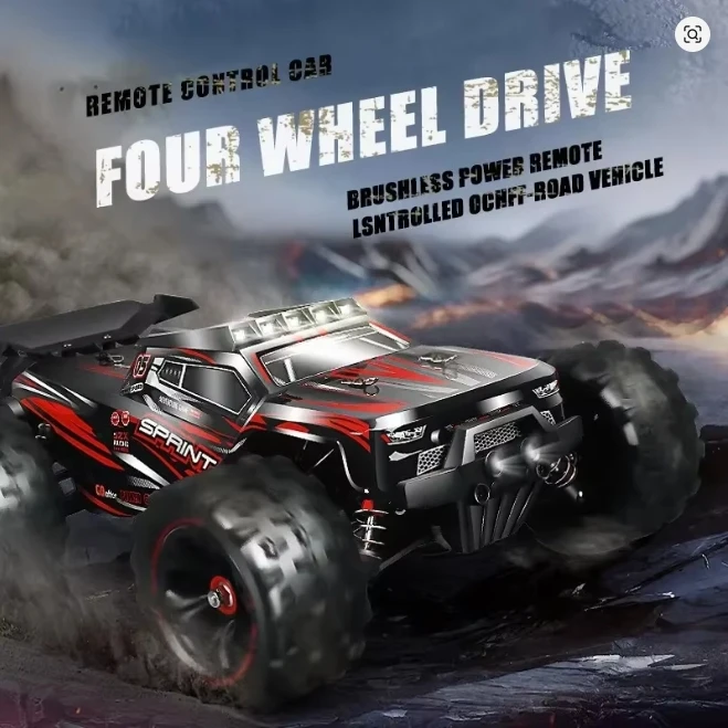

With 2 batteries 9522 30KM/H High-speed RC Car Brushless Four-wheel Drive Off-road Drift 1:14 Professional Racing Car Boy's Toy