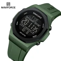 NAVIFORCE NF7117 Men's Watch Fashion Popular Silicone Band Water Resistant Electronic Simple Calendar Clock Reloj Hombre
