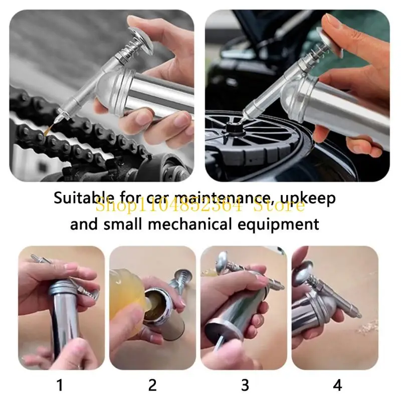 652F 85cc Hand Operated Manual Grease Injector Guns for Various Maintenance Needs