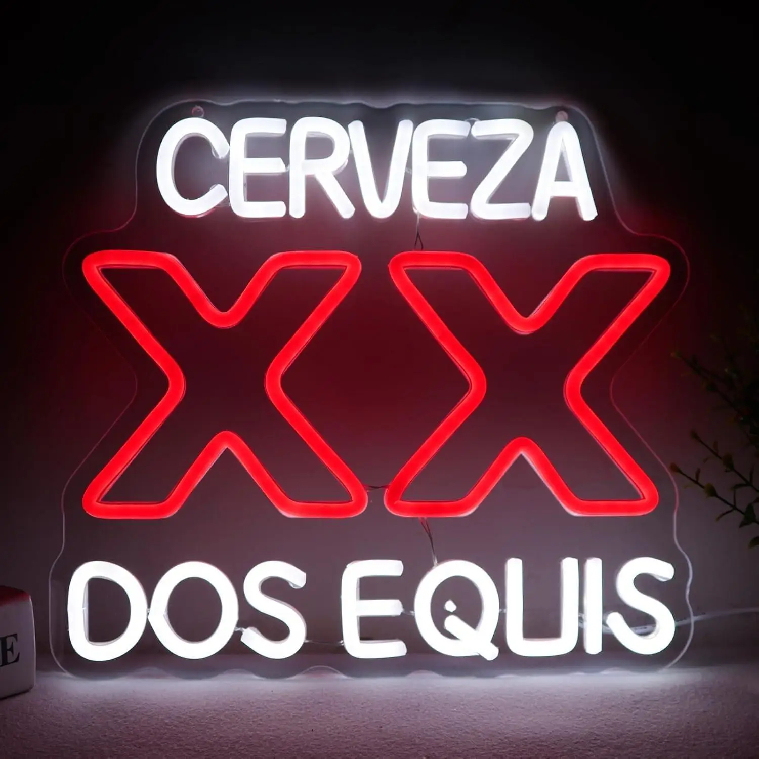 

Неоновая вывеска XX Beers с USB-подсветкой, регулируемая LED-лампа для мужской комнаты, бара, тики-паба, пивной, ресторана, украшения для вечеринок, ночник, подарки