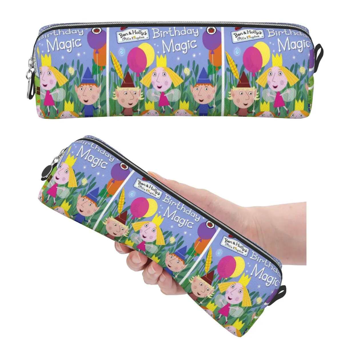 Ben And Holly's Little Kingdom Birthday Magic Characters Pencil Cases Pen Bags Pen BoxStationery Pencil Pouch Cosmetic bag