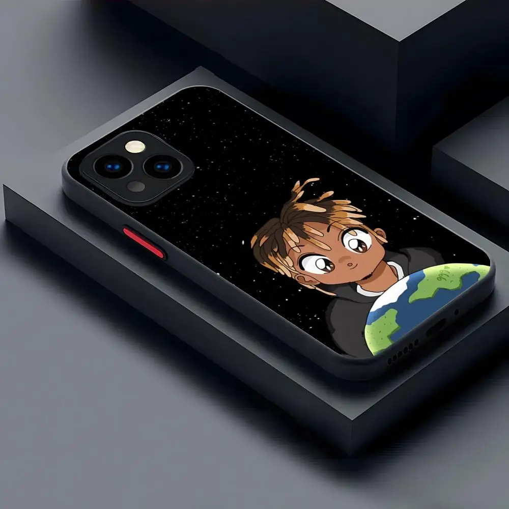 Singer J-Juice W-WRLD Phone Case Matte Transparent For 16 15 IPhone 12 11 13 Pro Max X XR XS 8 SE Mini Plus Back Cover