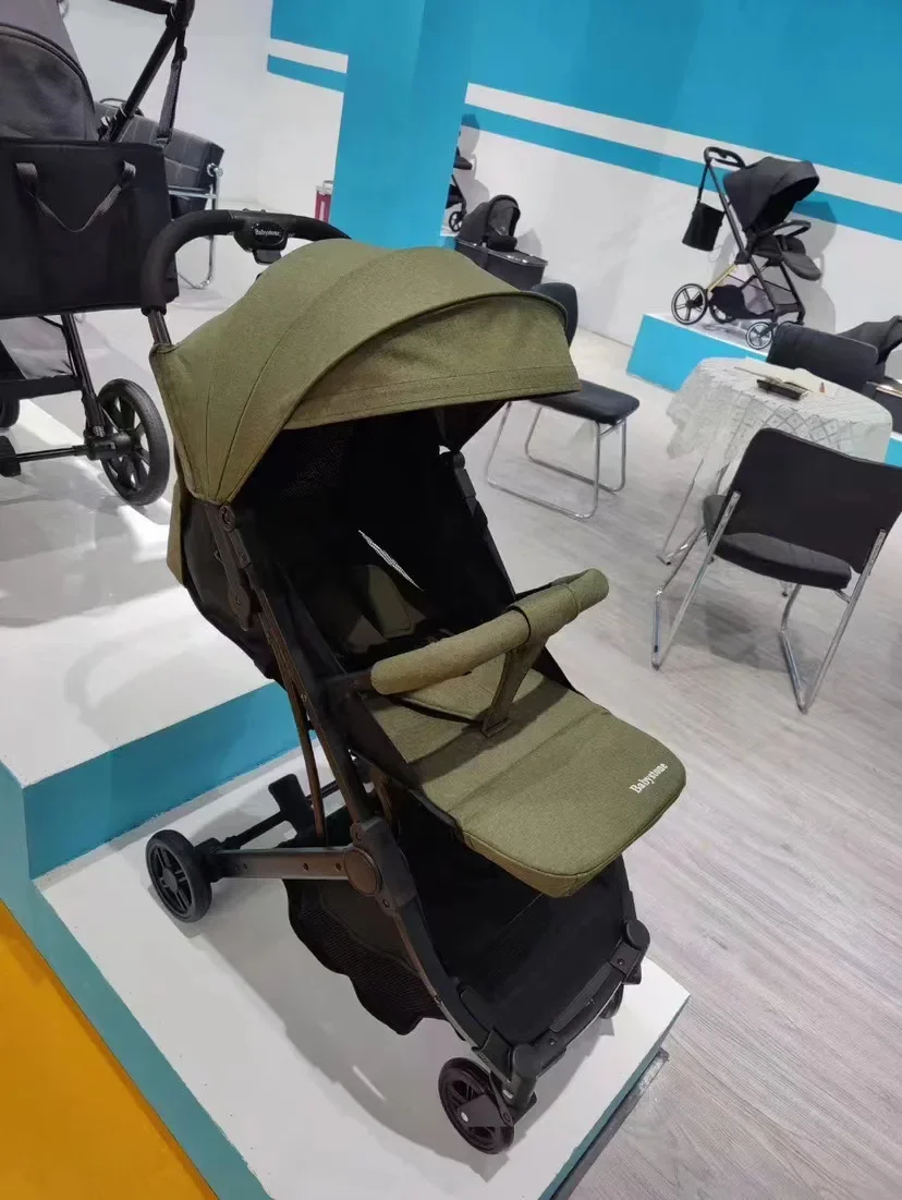 

High Landscape Baby Stroller Lightweight Folding Travel Stroller Newborn Baby Two-way Swivel Seat Boarding Four Wheel Stroller