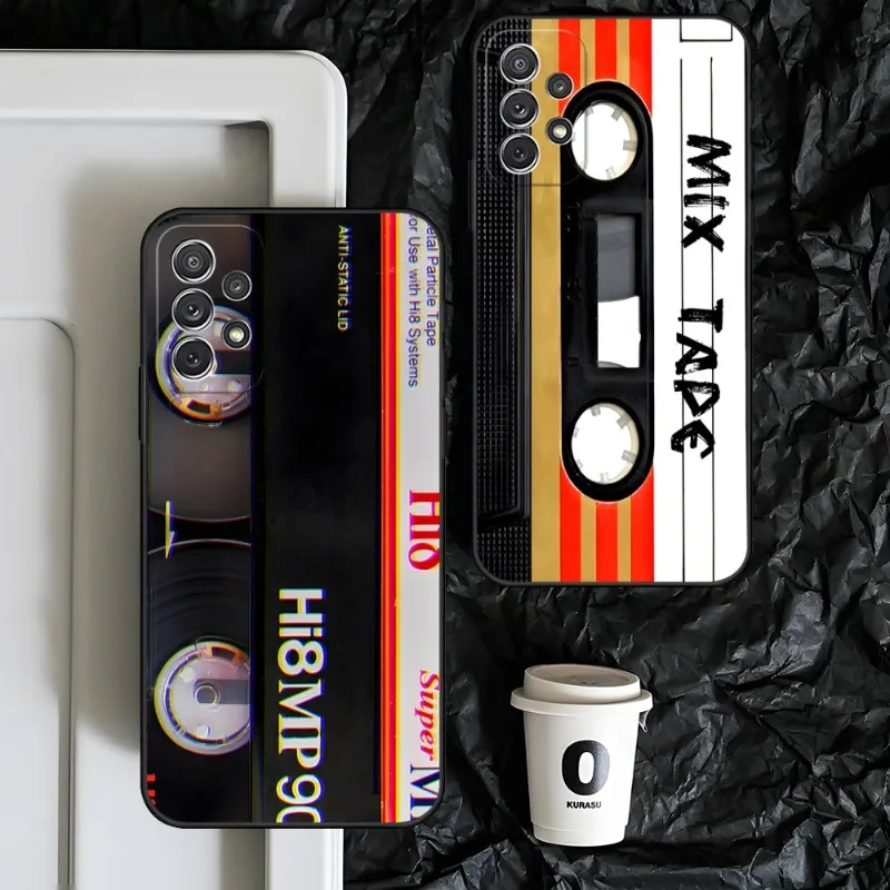 Retro Vintage Old Cassette Tape Phone Case For Samsung Note 20 Ultra Plus Pro 10 Prime M 80s 51 52 30 30S 31 32 40 20 8 6