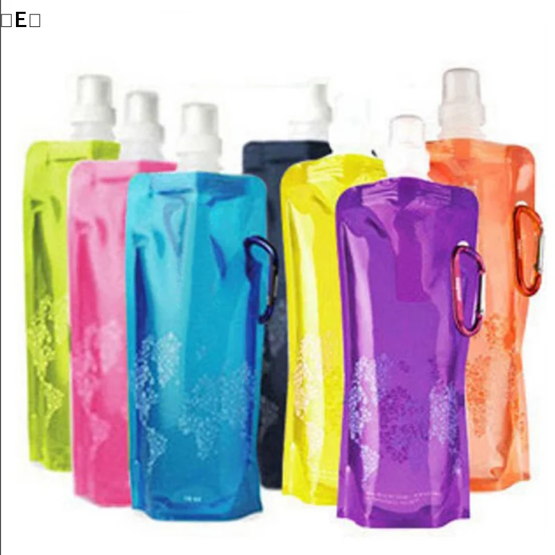 〔E〕1Pc Cups Bag Folding Plastic Collapsible Outdoor Sport Portable Water Bottle  〔Winter5〕 view 6