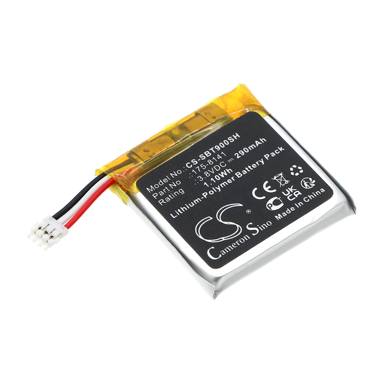 CS Replacement Battery For Suunto 9 175-8141,100022539 290mAh / 1.10Wh Smartwatch