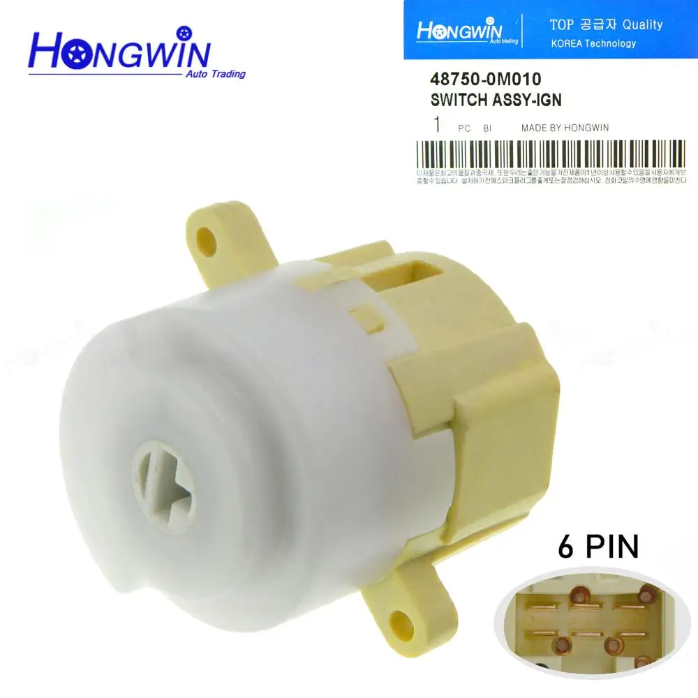 New Ignition Starter Switch For Nissan Micra K12 Qashqai 2002-2013  fits Infiniti Fx35 Fx45 I30 I35 Qx4 Qx56 48750-0M010