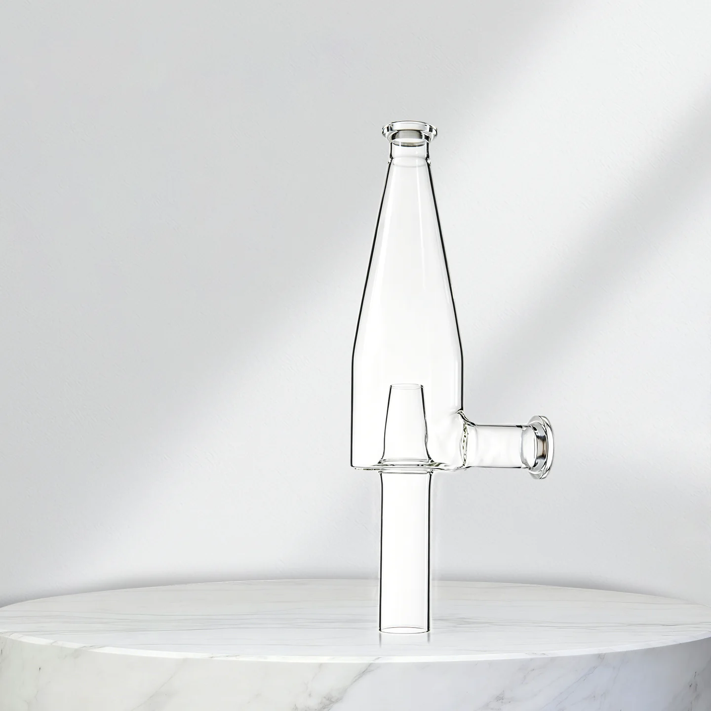 1 piece glass cyclone separator spray dryer waste collection bottle glass experimental instrument