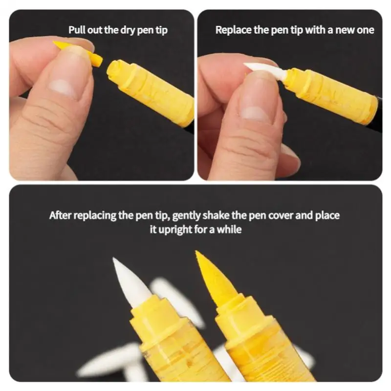 Direct Liquid Acrylic Marker Pen 200 Colors 8101 Full Series Universal Replacement Marker Pen Tip