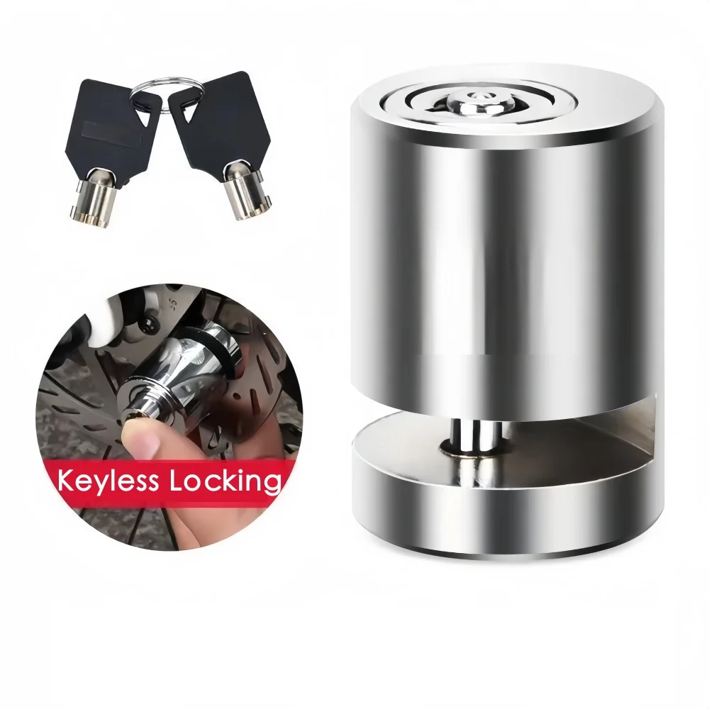 Bicycle Lock Electric Scooter Bicycle Padlock Anti-Theft Electric Scooter Lock For Skateboard Wheels Lock Disc Brake Lock