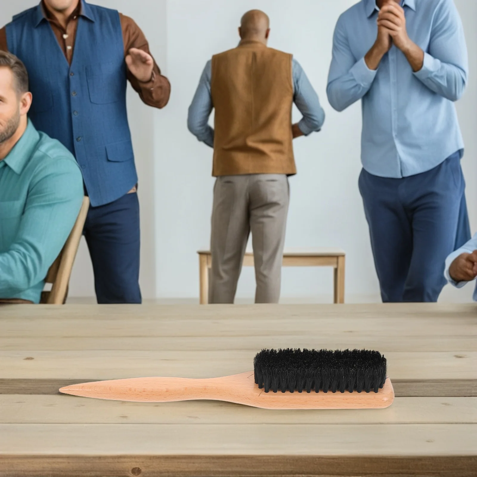 Щетка для бороды: деревянная ручка