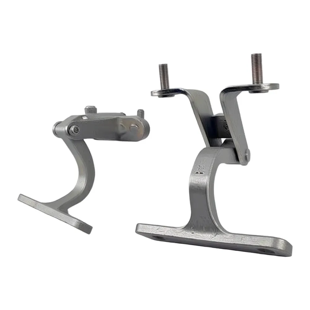 For Tesla For Model Y Tailgate Hinge Set 2020 to 2024 Pair Liftgate Trunk Hinge Silver Metal OEM 1500494 00 C 1500495 00 C