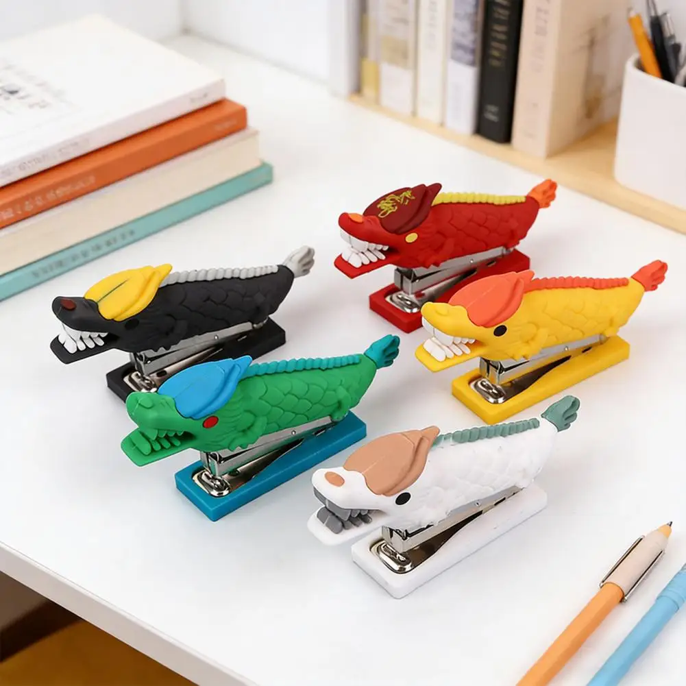 

Kawaii Mini Desktop Stapler with Staple Remover Compact Portable Stapler for Home Office School Stylish Desktop Accessory