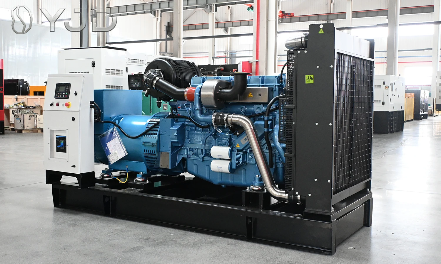 DYJD Engine Powered Diesel Generator 200KVA 230KVA 250KVA 275KVA Silent Type Open Frame ATS Remote Control 50/60Hz 400V 480V