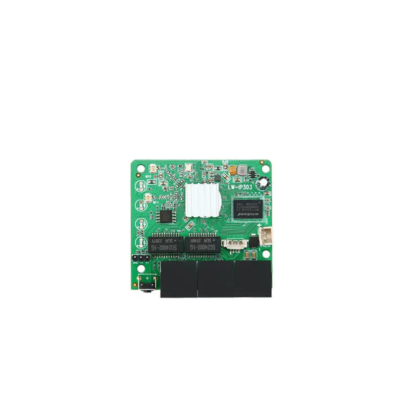 Small 4-port Wireless Router Module with Wide Voltage of 9-24V Wired Internet WiFi Router MTK7628
