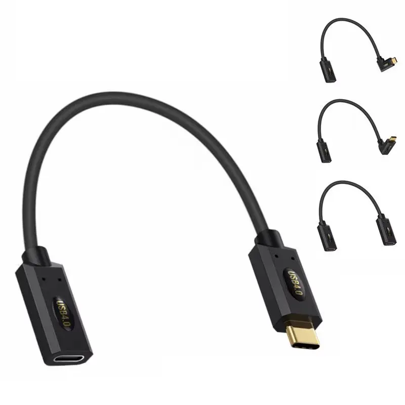 cabo-de-extensao-usb-40-tipo-c-masculino-para-feminino-de-03m-06m-1m-8k-60hz-multifuncional-carregamento-rapido-de-240w-5a-40v