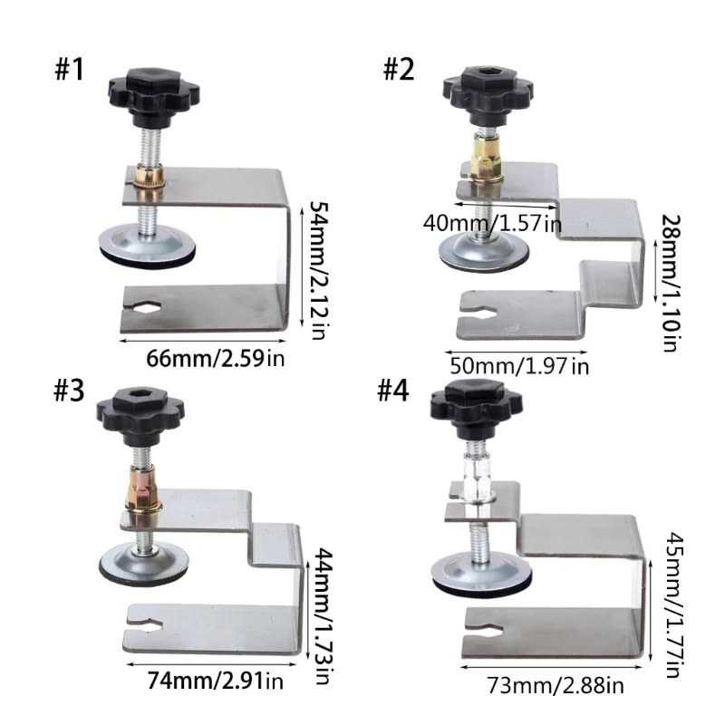 ที่มีประโยชน์แผงลิ้นชักคลิป CLAMP งานไม้ลิ้นชักด้านหน้า CLAMP G-Clamps Dropship