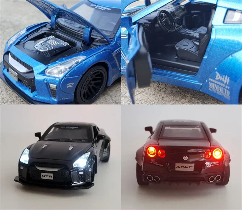 New 1:32 NISSAN GTR Race Alloy Car Model Diecasts & Toy Vehicles Toy Cars Free Shipping Kid Toys For Children Gifts Boy Toy