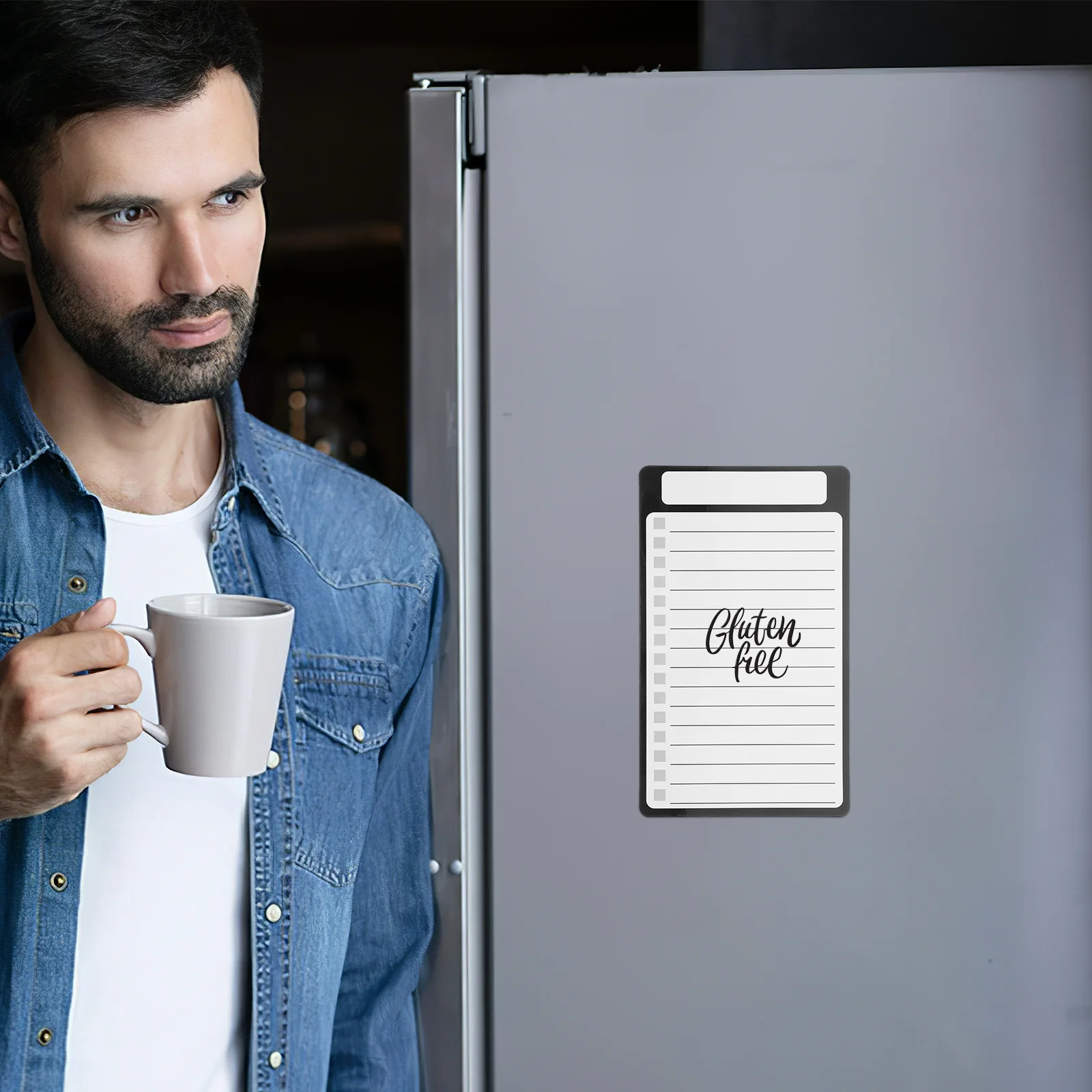 المفكرة المغناطيسية لثلاجة مادة الحيوانات الأليفة للقيام بقائمة مذكرة الوسادة التصميم الحديث قائمة البقالة المفكرة المغناطيسية القابلة للتشويه