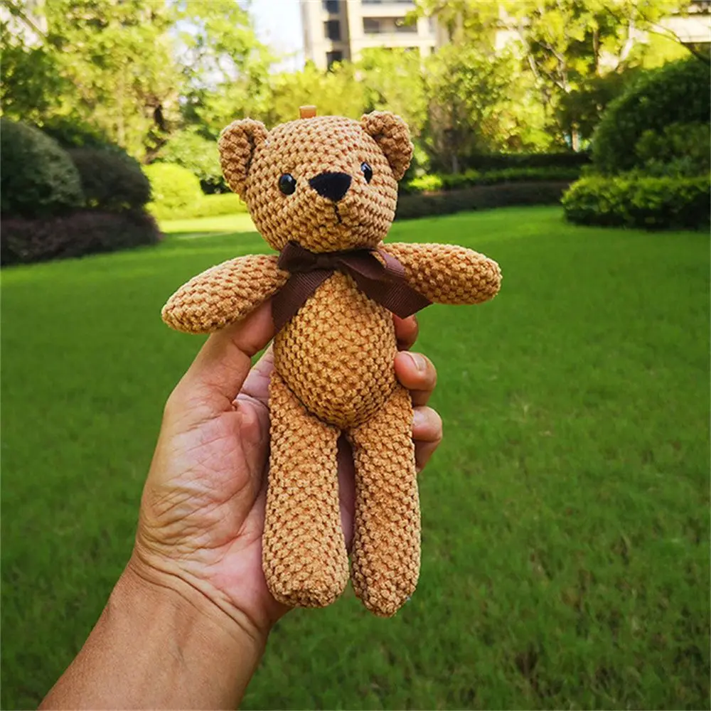 

15cm Cute Toy Decorations Wedding Party Decor Key Pendant Stuffed Animals Bear Stuffed Toys Soft Toys Bear Plush Toy