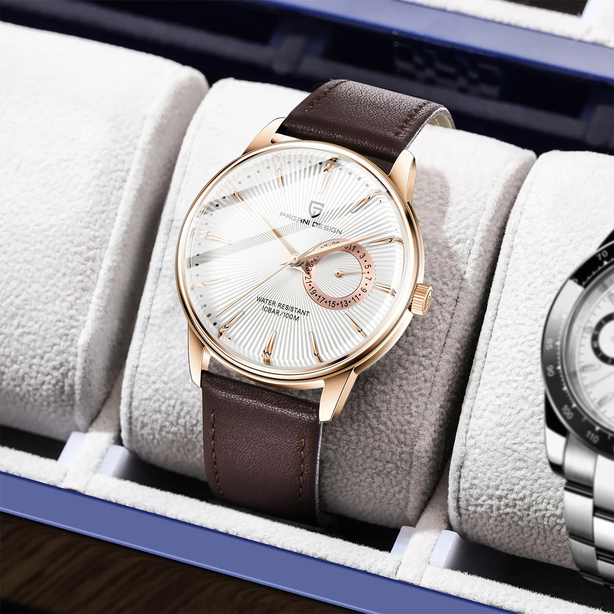 

Мужские часы PAGANI DESIGN: элитные, модные, повседневные, аналоговые кварцевые часы VH65, водонепроницаемые, кожаные, спортивные часы для мужчин, Relogio