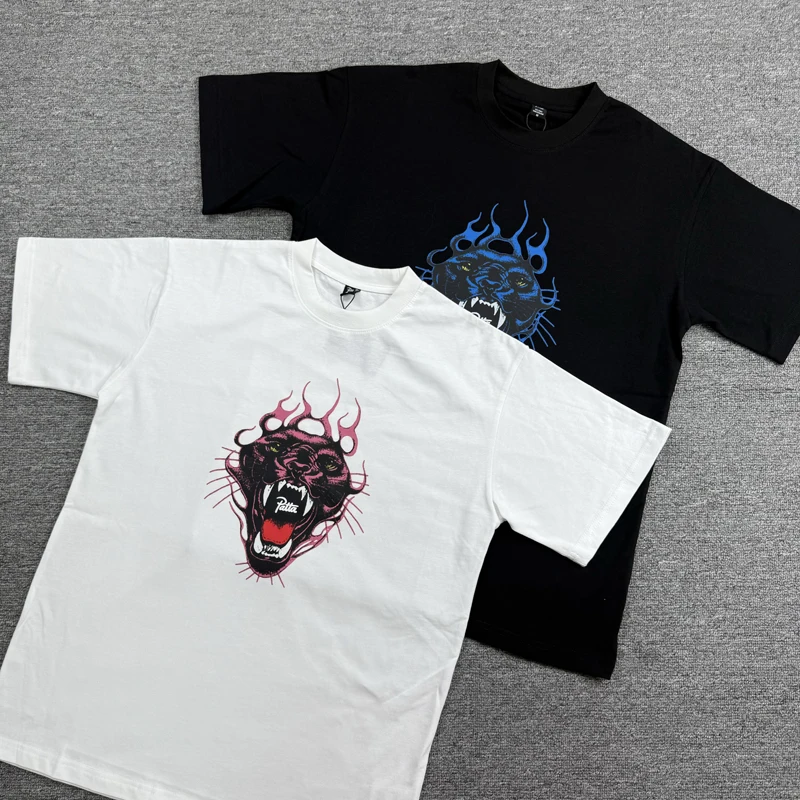 Classic Black White PATTA Short Sleeve Men Women Summer Multiple Styles Print T-shirt High Quality Cotton Patta Tops
