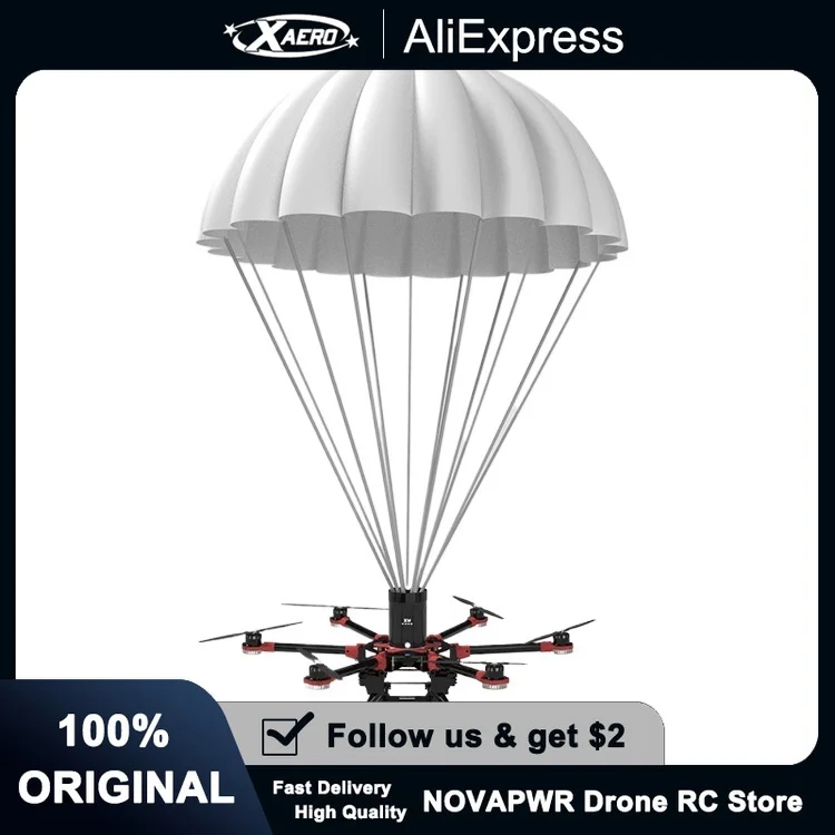 

XAERO Drone Parachute for Fixed-Wing Multi-Rotor Drones Reusable Safety Parachute for Crash Protection