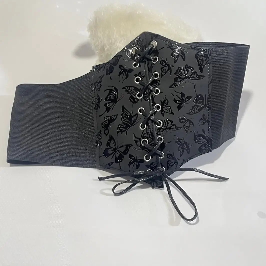 Sexy Women's Corset Body Shapewear Wide Leather Belt Cummerbunds Strap Belts for Women High Waist Slimming Corsets and Bustiers #4