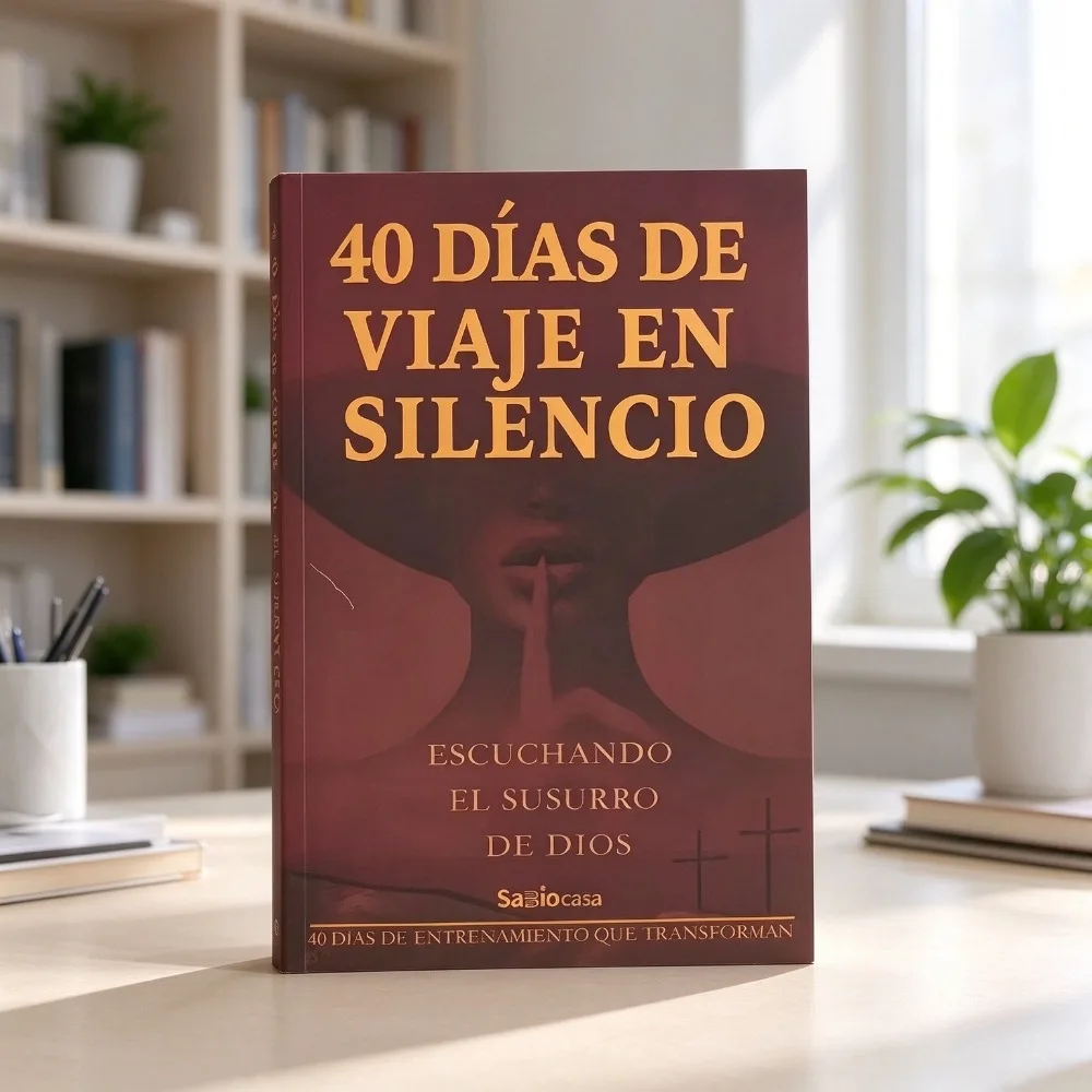 40 Días de Viaje en Silencio Spanish Paperback For Christian Believers Inspirational Spiritual Reading High Quality FreeShipping