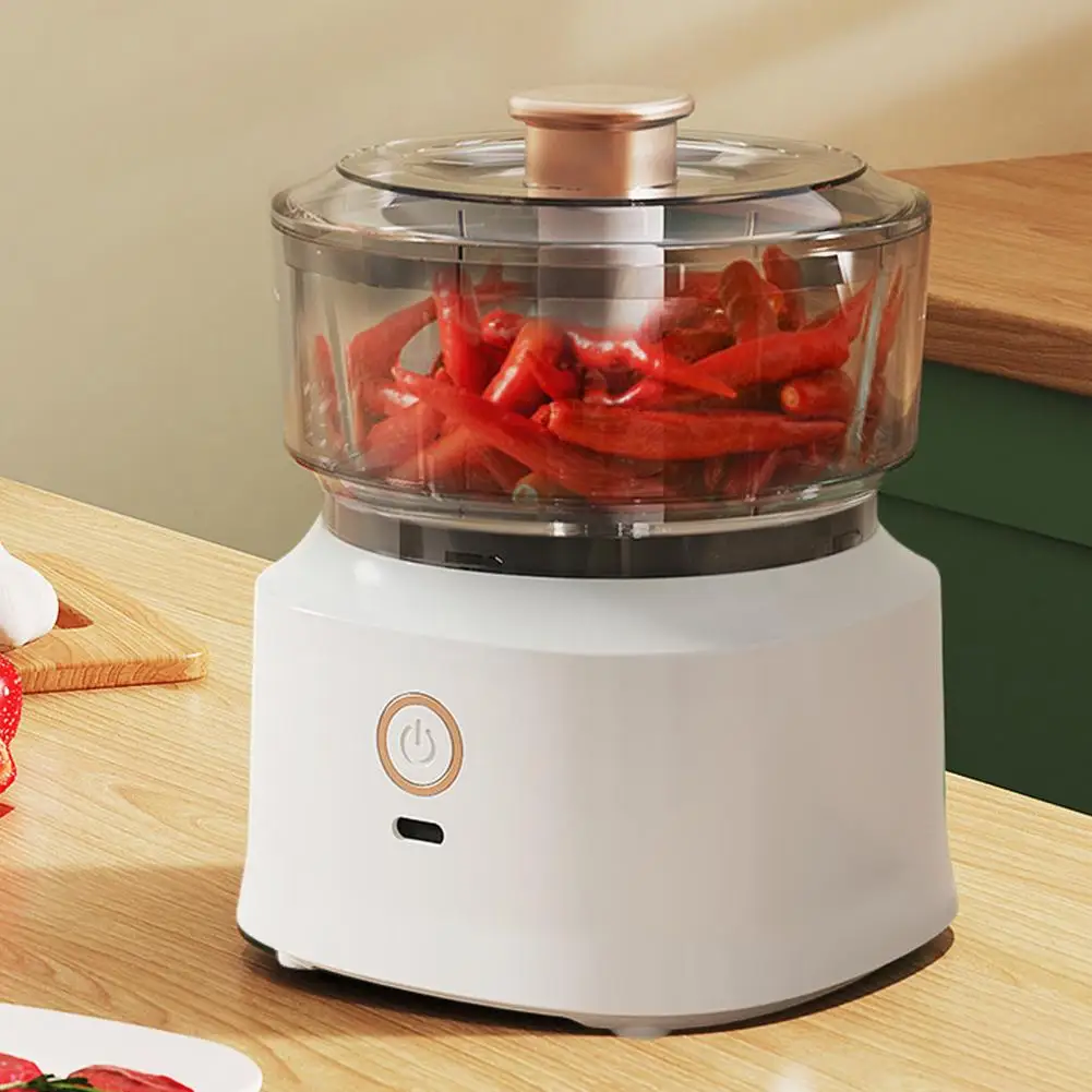 Multifunctional Electric Meat Grinder Detachable Mashed Potato Onion Ginger Garlic Chopper Mini Food Processor